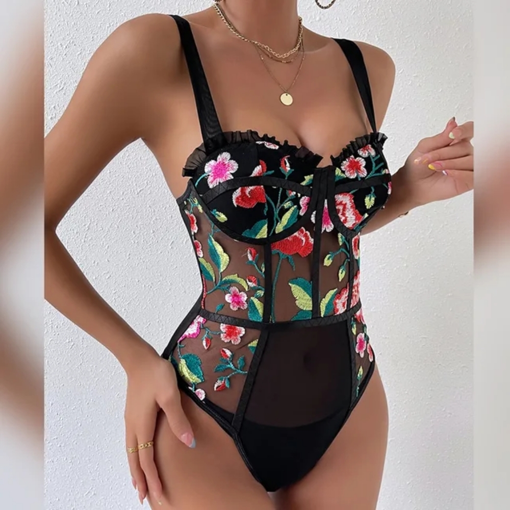 Floral bodysuit